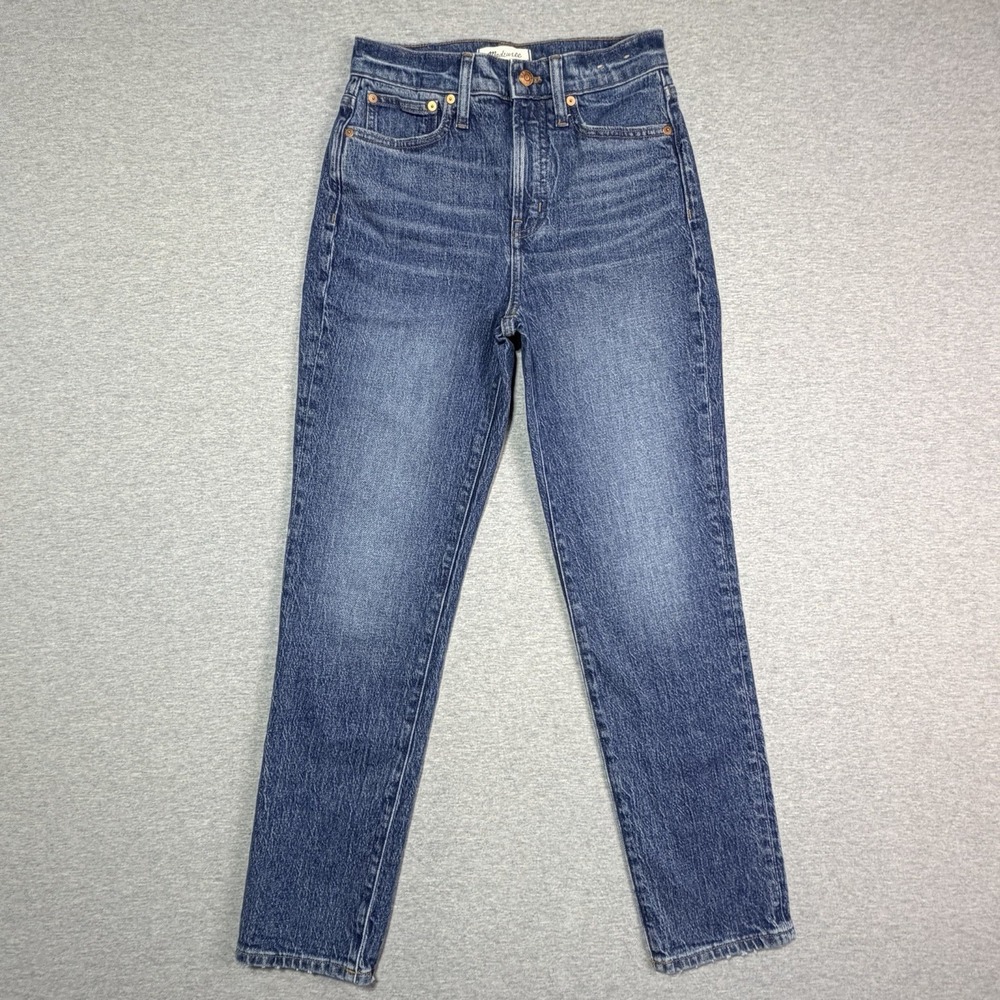 Madewell Women's The Perfect Vintage Jeans Decatur‎ Wash High Rise Tapered Sz 25